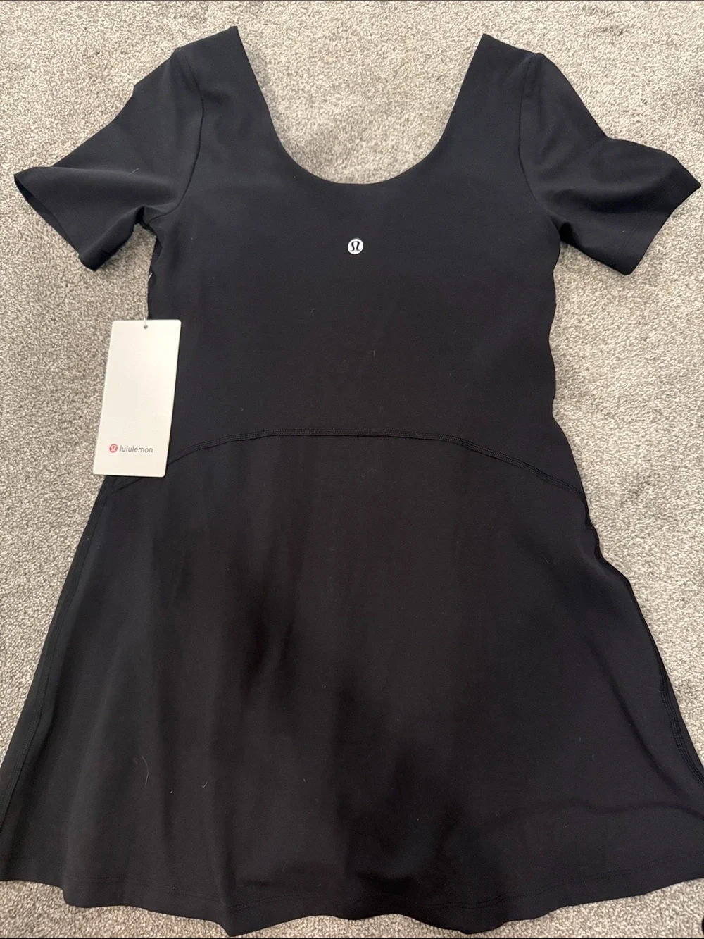 lululemon athletica Black Scoop Neck Short Sleeve Tunic